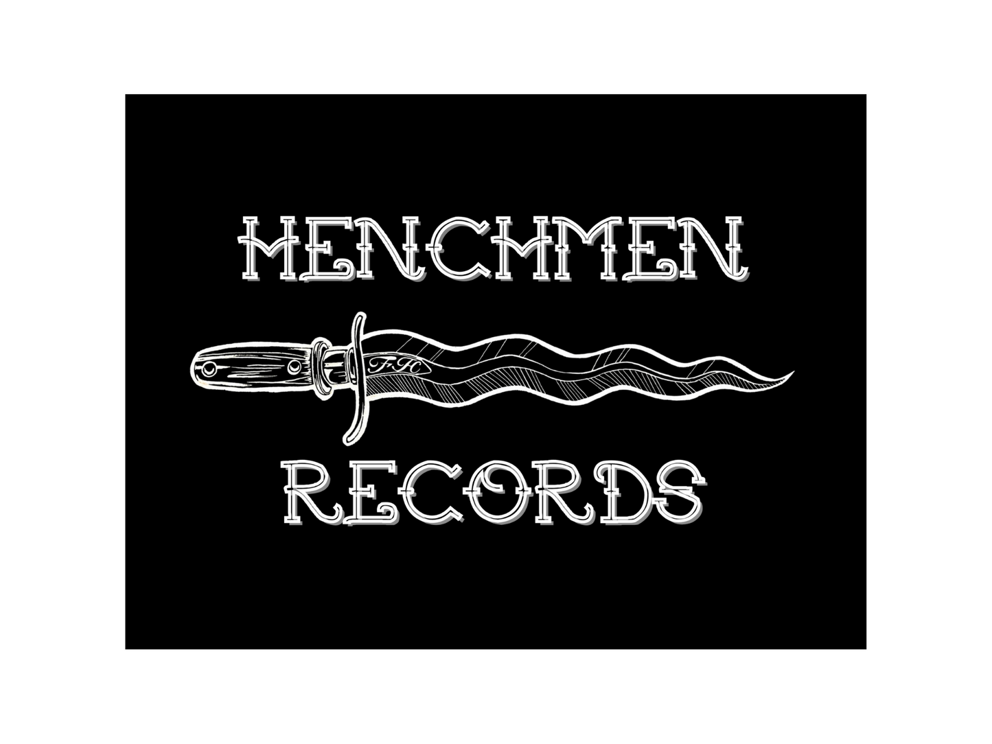 Henchmen Records Kiss-Cut Vinyl Decal